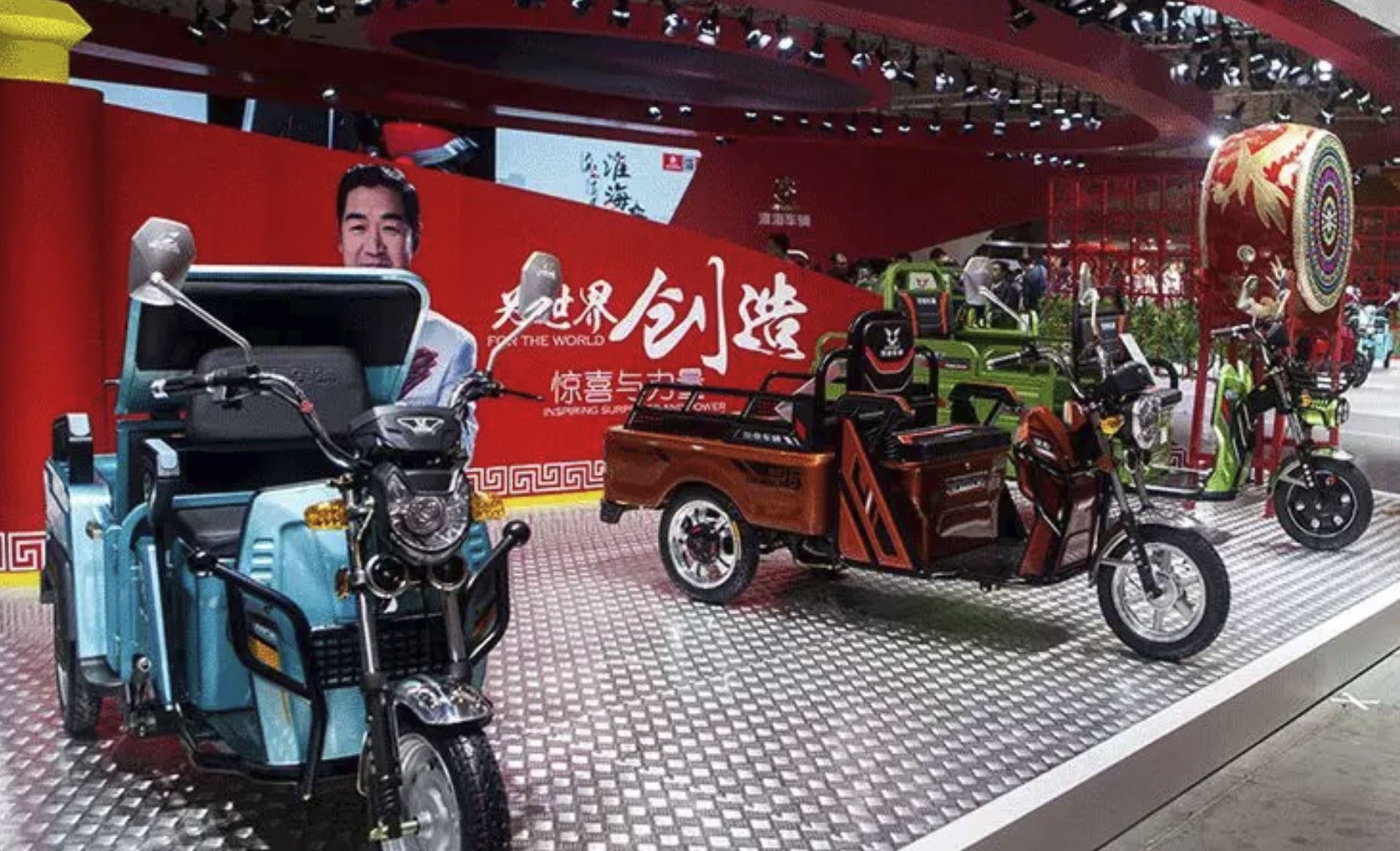 宗申智能锂电车全品类绽放南京展，用新创造未来！