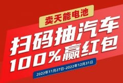 冠军天能再加码，卖天能电池，赢汽车豪礼！