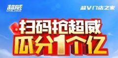 太壕了，赶紧来抢！“扫码抢超威，瓜分1个亿”活动开始了！